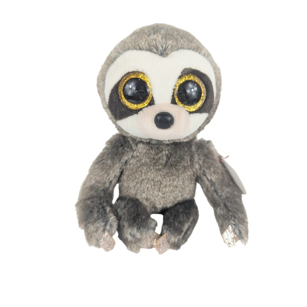 Ty Beanie Boos Dangler The Sloth 6 inch Gray Plush Figure 2018 NWT
